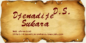 Đenadije Sukara vizit kartica